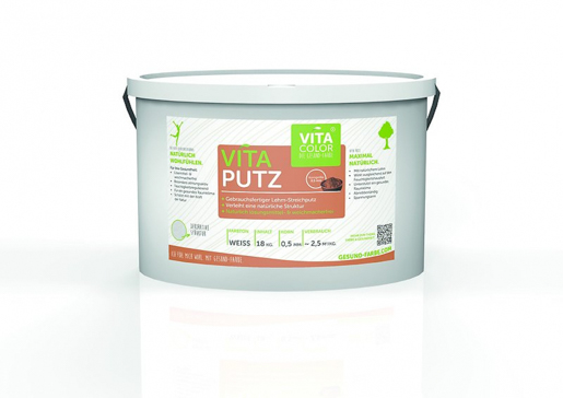Pufas VitaPutz 18,0 kg Lehm-Streichputz 0,5 mm